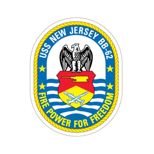USS New Jersey BB 62 (U.S. Navy) Sticker
