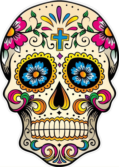 Mexican-Sugar-Skull-Self-Adhesive-Sticker.jpg